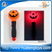 2014 Hot sale clignotant de potiron de citrouille avec musique Halloween Light Stick Toys